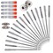Sewing Machine Needles, 50 PCS Universal Sewing Machine Needle, Compatible with Singer, Brother, Janome, Varmax, Sizes HAX1 65/9, 75/11, 90/14, 100/16, 110/18 (50 PCS)
